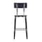 Flash Furniture Jackson Commercial Grade Rustic Black Industrial Wood Dining Barstool, 4PK 4-XU-DG-W0236B-BLK-GG - alternate 5